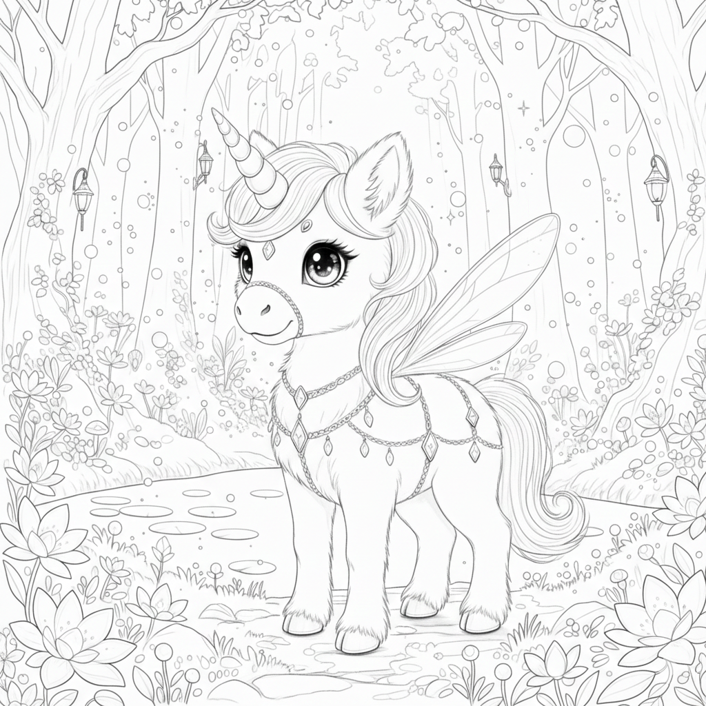 Elowen coloring page